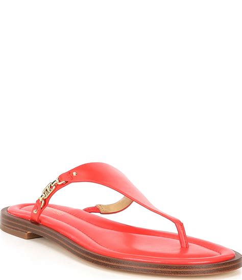 michael kors thong|Daniella Leather Sandal .